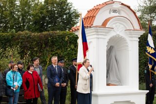 Odhalení sochy sv. Barbory