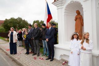 Odhalení sochy sv. Barbory