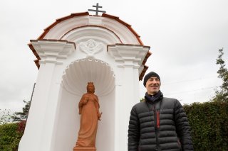 Odhalení sochy sv. Barbory