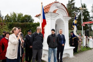 Odhalení sochy sv. Barbory