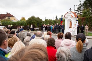 Odhalení sochy sv. Barbory