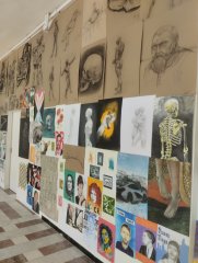 Výstava studentských prací v Galerii 2+1 v Bechyni