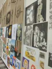 Výstava studentských prací v Galerii 2+1 v Bechyni