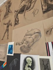 Výstava studentských prací v Galerii 2+1 v Bechyni