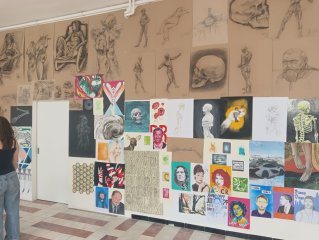 Výstava studentských prací v Galerii 2+1 v Bechyni