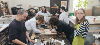 Workshop litografie s Petrem Korbelářem