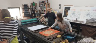 Workshop litografie s Petrem Korbelářem