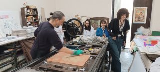 Workshop litografie s Petrem Korbelářem